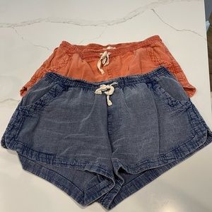 Bundle of 2 Rip Curl shorts. Like new. Large.